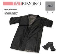 Labor Monouso kimono tnt nero deluxe 10 pezzi
