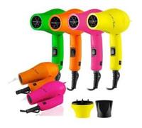 Labor Pro Asciugacapelli da viaggio Gettin' Fluo Fruits Mini con diffusore - 4 colori