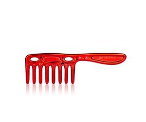 Labor Pro C400R - Pettini antistatici cromati rosso