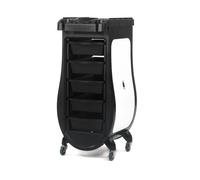 Labor Pro Carrello per Parrucchiere Bianco/Nero
