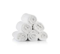 Labor Pro Soft Towel Asciugamano in Microfibra 12 Pezzi bianco/nero