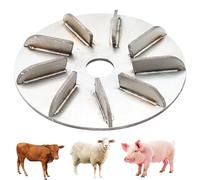 Labor-Saving Pig Hair Remover | 9 Gears Stainless Steel Pigs Hair Scraper | Multi Gear High Efficient Grooming Tool for Livestock Roosters Slaughter Factory Hen Cows Sheep