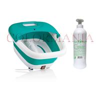 LABOR VASCA IDROMASSAGGIO PIEDI PIEGHEVOLE + SCRUB PIEDI SUPREME BEAUTY 500 ML