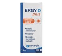 Laboratoire Nutergia Ergy D Plus 15 ml - Integratore Vitamina D3 per le ossa e il sistema immunitario