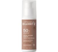 Laboratoires de Biarritz - Crema solare colorata per il viso - Oro - Certificazione LSF50 Bio - Idrata, opacizzata, per una sana radiazione - 50 ml - Made in France