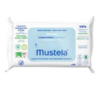 Laboratoires Expanscience Italia - LABORATOIRES EXPANSCIENCE ITALIA Mustela Salviette compostabili all'acqua senza profumo - 60 salviettine