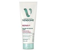 LABORATOIRES VENDÔME - REPAR V+ - Balsamo doccia 2 in 1 - Pulisce e idrata intensamente per 24 ore - Riduce le irritazioni - Arricchito con burro di karité - Pelli reattive con tendenza atopica - 250