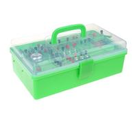 Laboratori di fisica Apprendimento di base per la scoperta dell'elettricità Kit di strumenti per esperimenti di fisica Set di attrezzature per l'apprendimento scolastico Serie di base e parallela