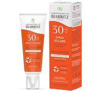 Laboratories de Biarritz - Crema solare spray - SPF30 - ALGA MARIS® Certificato Bio - Viso e corpo - Per adulti, consistenza fluida e leggera, senza tracce bianche, 100 ml - Made in France