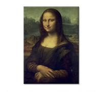 LABORATORIO 102 Quadro su Tela Leonardo Da Vinci La Gioconda (40x30 cm) Monna Lisa - Stampa Artistica da Parete con Telaio Classic 2 cm Legno Abete - Quadro Moderno Pronto da Appendere