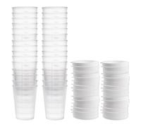Laboratorio cucina 50mL bicchiere graduato plastica 30pz con cappuccio