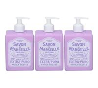 Laboratorio Dei Saponi Sapone di Marsiglia Liquido alla Lavanda 3x500