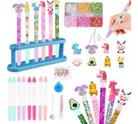 Laboratorio Delle Penne, Kit Creativo per Creare Penne Fabbrica,Crea Clementoni Lavoretti Creativi per Bambini 6 Anni, Idee Regalo per Ragazze 6 7 8 9 10 anni