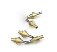 Laboratorio Dentale Sabbiatrice Pezzi di Ricambio Sabbiatrice Maniglia in Ottone Penna Ugello in Acciaio al tungsteno Cintura for Attrezzi Tubo in Silicone da 40 cm (Color : 5 PCS Nozzle)