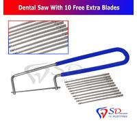 Laboratorio Dentale Sega 21cm Con 10 Extra Lama Lame Gratis 7cm Dentista Ce