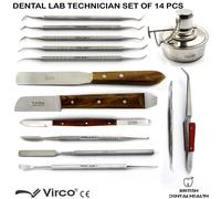 Laboratorio Dentale Tecnico Set Spirit Lampada Beale Zahle Incisori Cera Spatole