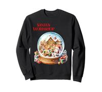 Laboratorio di Babbo Natale Palla di Neve Vintage Felpa