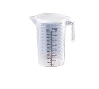 Laboratorio di plastica Caffetteria Accessori for la cottura Scienza con coperchio Utensile da cucina Contenitore for l'acqua Misurino Brocca for l'acqua(1000ML)