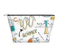 Laboratorio di scienze Educazione Biologia Chimica, Borsa da toilette Borsa per trucco Borsa per cosmetici Borsa da toilette da viaggio portatile