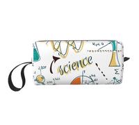 Laboratorio di scienze Educazione Biologia Chimica, Borsa per il trucco Borsa per cosmetici Borsa da toilette da viaggio portatile Borsa per trucco Organizer