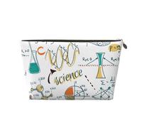 Laboratorio di scienze Educazione Biologia Chimica, Borsa per il trucco Borsa per cosmetici Borsa da toilette da viaggio portatile Borsa da toilette