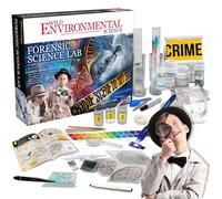 Laboratorio di scienze forensi per l'ambiente selvatico - Kit di scienze della scena del crimine - Età 8+ - Esaminare scene del crimine e imparare la vera biologia forense