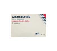 Laboratorio Farmacologico Milanese Calcio Carbonato 60 Compresse Da 500 mg - Integratore Per Le Ossa