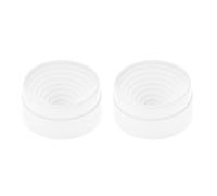 Laboratorio Flacone Supporto Plastica Supporto 90mm Rotondo Fondo Supporto 2pz