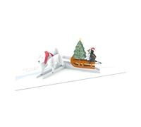 Laboratorio grafico |Biglietto pop-up Pretty | tridimensionale | Natale | Saluti invernali
