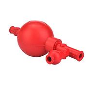 Laboratorio Lampadina di aspirazione, pompa di aspirazione per pipette quantitativa a pressione con 3 valvole per laboratori industriali e minerali, rosso