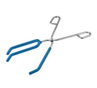 Laboratorio Pinze Becher 3 Denti Acciaio Inox 11.81" Apre fino a 215mm Blu 2pz