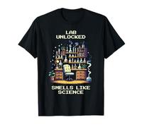 Laboratorio sbloccato | Stile giocatore di chimica Pixel Art Maglietta