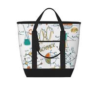 Laboratorio scientifico Educazione Biologia Chimica,Borsa porta pranzo grande capacità isolata per donne e uomini, lavoro, picnic, viaggi