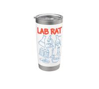 Laboratorio Scienza Ratto Chimica Fisica Scienziato Laboratorio Bicchiere termico in acciaio inox doppia parete