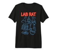 Laboratorio Scienza Ratto Chimica Fisica Scienziato Laboratorio Maglietta Premium