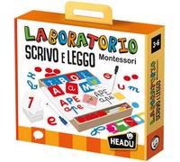 Headu Laboratorio Scrivo & Leggo Montessori Il Kit Più Completo Per Imparare A Leggere E Scrivere It29426 Gioco Educativo Per Bambini 3-6 Anni Made In Italy
