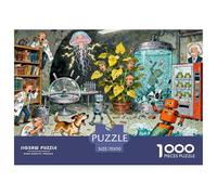 Laboratorio Segreto Sotterraneo Puzzle in Legno Impermeabile DIY Puzzles Da 1000 Pezzi Regali Per Adulti Impossibili Giochi Di Impegnativi