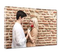 LaboratorioRadice Quadro personalizzato con foto su tela su pannello legno - Idea Regalo e per arredo casa Dimensione quadro cm. 40x50 personal