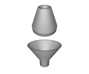 Laboratory Funnel for Adsorption Tubes Chemical Analysis Equipment