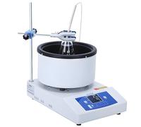 Laboratory Magnetic Stirring Heating Pot,Magnetic Heated Stirrer Mixer, Water Bath & Oil Bath Liquid Digital Magnetic Mixer,for Laboratory Heating Treatment of Spherical Flasks(2L)
