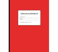 Laboratory Notebook: 125 Sheets, 8.5 x 11.0, Quad Ruled