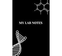 Laboratory Notebook: 6x9 inch Bullet Lab Notebook for Science Students or Research - 100 Pages - Black Cover