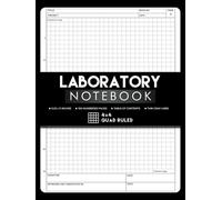 Laboratory Notebook Hardcover with 4x4 Grid Graph Paper: 4 Squares per Inch Quad Ruled Grid | 100 Numbered Pages | with Signed and Witnessed Every Page | Table of Contents | 8.25 x 11 Inches