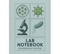 Laboratory Notebook - Microbiology Edition: Quaderno di Laboratorio per Microbiologia con Layout per Colture Cellulari (6-well, 12-well, 24-well, 96-well, 384-well)