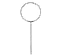 Laboratory Retort Support Stand | 304 Stainless Steel Ring Clamp for Corrosive/Alkali Endurance | 60mm - 160mm Lab Support for Beakers/Flasks/Test Tubes | 6 Sizes, 70-145g (Outer green