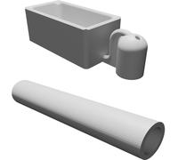 Laboratory Water Bath Container for Chemistry Experiments and Gas Collection