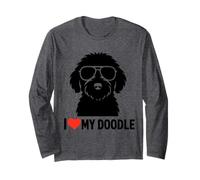 Labradoodle Golden Doodle Dog I Love My Doodle Dog giorno Maglia a Manica