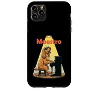 Labrador Cane Maestro Suonare Pianoforte Musicista Divertente Canino Custodia per iPhone 11 Pro Max