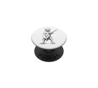 Labrador Che Suona La Chitarra Chitarrista Musica PopSockets PopGrip Adesivo