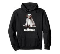 Labrador Cioccolato Halloween Ghost, LaBOOdor, Brown Lab Mom Felpa con Cappuccio